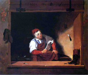  Francis William Edmonds A Cobbler - Art Print