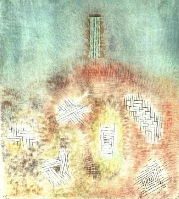  Paul Klee The Column - Art Print