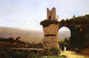  George Inness The Commencement of the Galleria (also known as Rome, the Appian Way) - Art Print