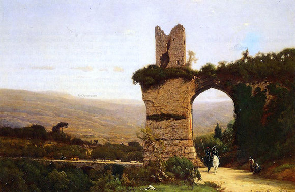  George Inness The Commencement of the Galleria (also known as Rome, the Appian Way) - Art Print