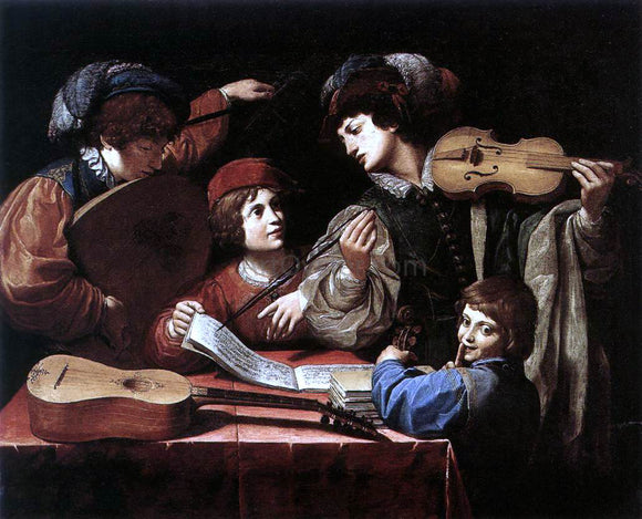  Lionello Spada The Concert - Art Print