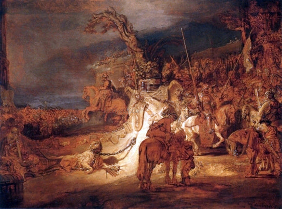  Rembrandt Van Rijn The Concert of the State - Art Print