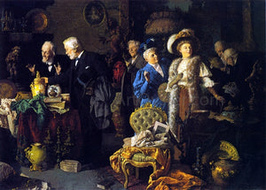  Louis C Moeller The Connoisseurs - Art Print