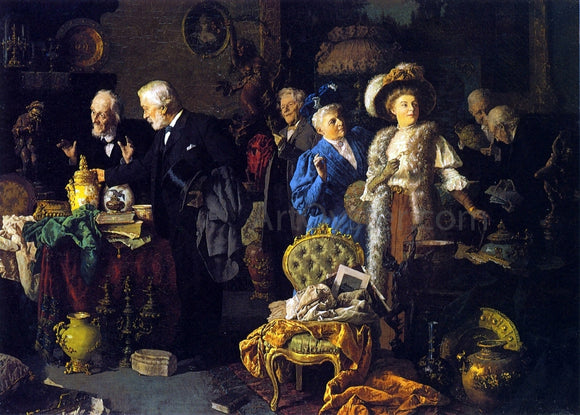  Louis C Moeller The Connoisseurs - Art Print