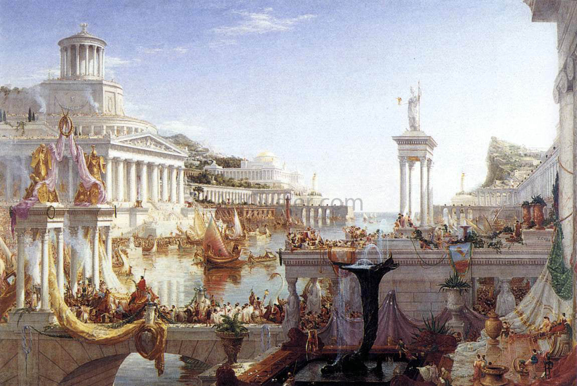 Thomas Cole The Consummation of the Empire Art Print – printoyster.com