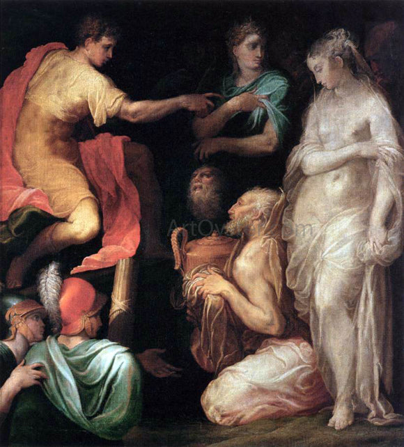  Niccolo Dell'Abbate The Continence of Scipio - Art Print