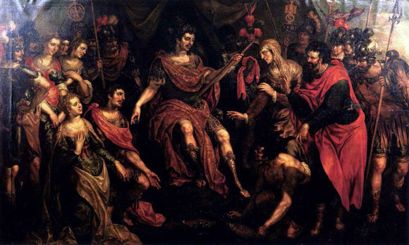  Hendrick De Clerck The Continence of Scipio - Art Print