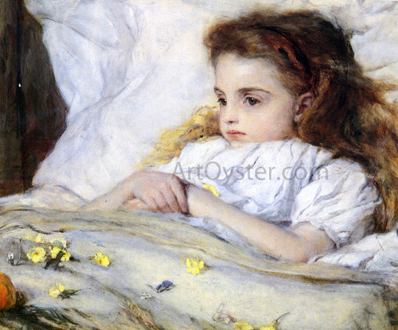  Frank Holl The Convalescent - Art Print