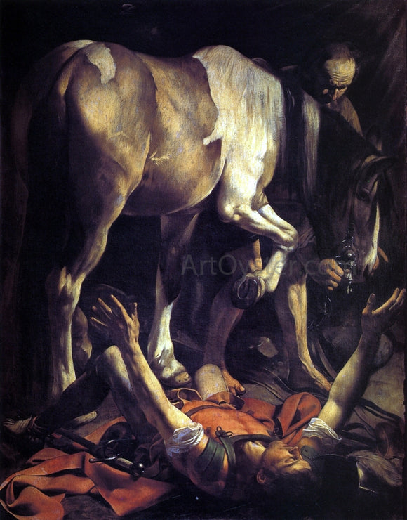  Caravaggio The Conversion of St Paul - Art Print