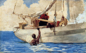  Winslow Homer The Coral Divers - Art Print