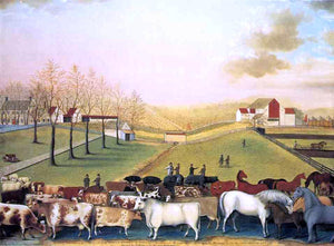  Edward Hicks The Cornell Farm - Art Print