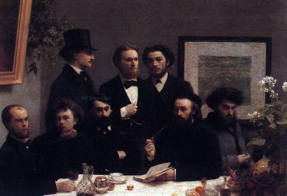  Henri Fantin-Latour The Corner of the Table - Art Print