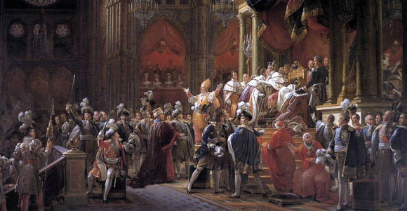 Baron Francois Gerard The Coronation of Charles X - Art Print