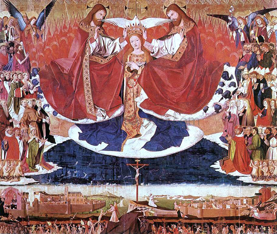 Enguerrand Charonton The Coronation of Mary Art Print – printoyster.com