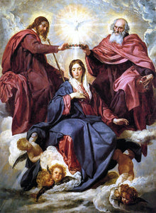  Diego Velazquez The Coronation of the Virgin - Art Print
