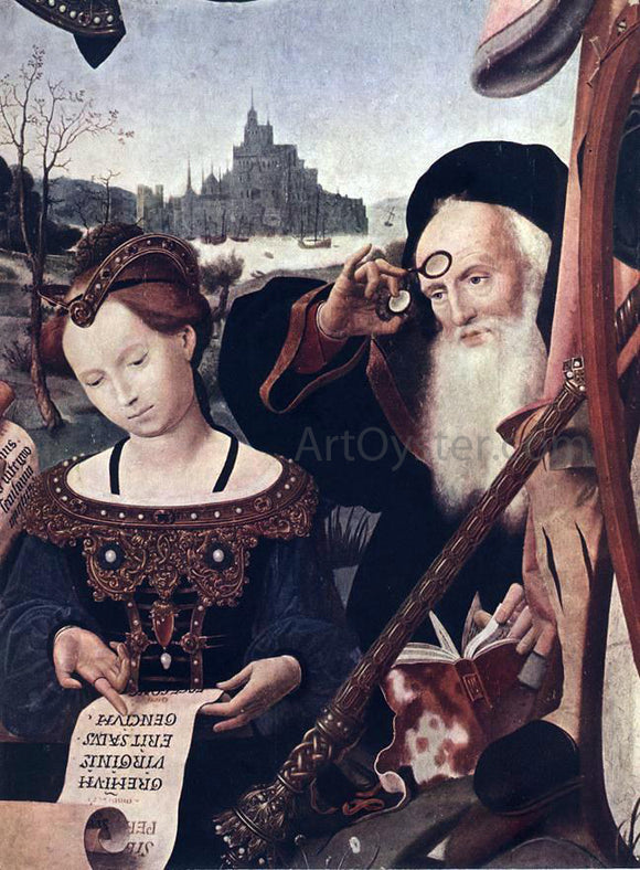  Jan Provost The Coronation of the Virgin (detail) - Art Print