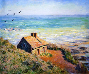  Claude Oscar Monet A Costoms House, Morning Effect - Art Print