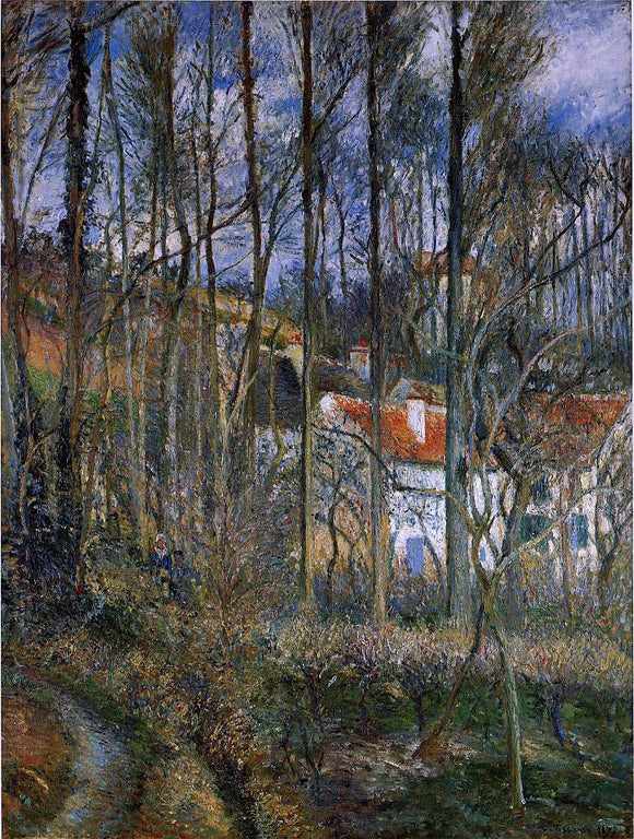  Camille Pissarro The Cote des Boeurs at l'Hermitage, near Pontoise - Art Print