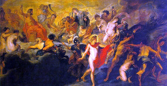  Peter Paul Rubens The Council of the Gods - Art Print