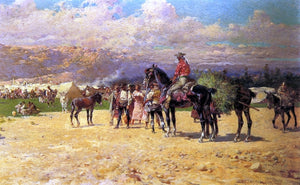  Baldomero Galofre Y Gimemez The Country Fair - Art Print