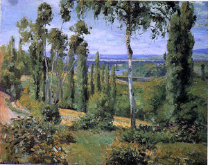  Camille Pissarro The Countryside in the Vicinity of Conflans Saint-Honorine - Art Print