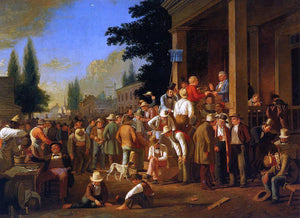  George Caleb Bingham The County Election (no.1) - Art Print