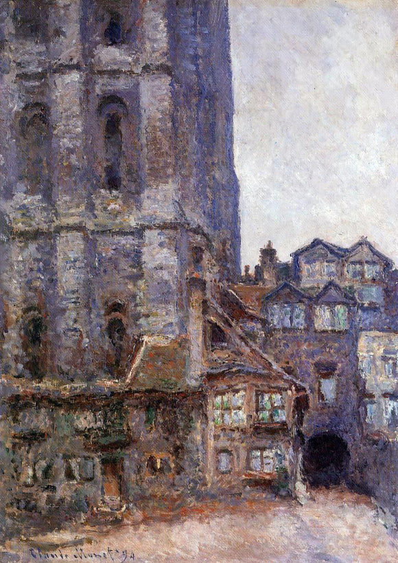  Claude Oscar Monet The Cour d'Albane, Grey Weather - Art Print