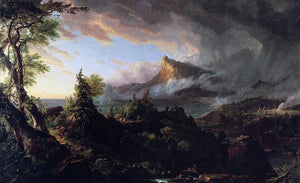  Thomas Cole The Course of Empire: The Savage State - Art Print