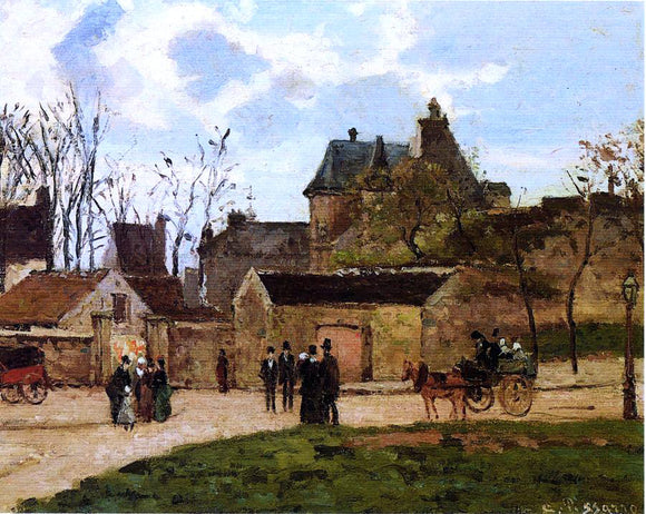  Camille Pissarro The Court House, Pontoise - Art Print