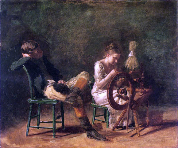  Thomas Eakins The Courtship - Art Print