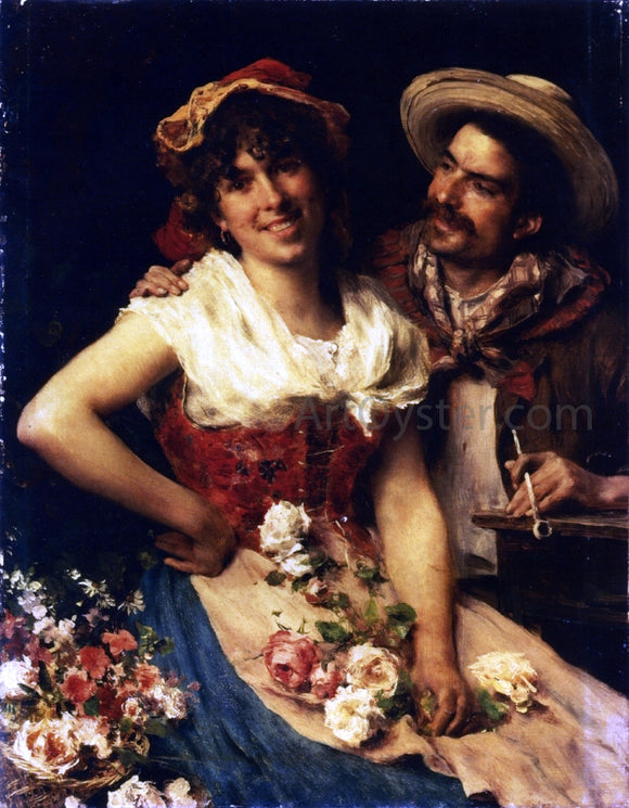  Federico Andreotti The Courtship of Giovane Fioraia - Art Print