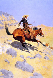  Frederic Remington The Cowboy - Art Print