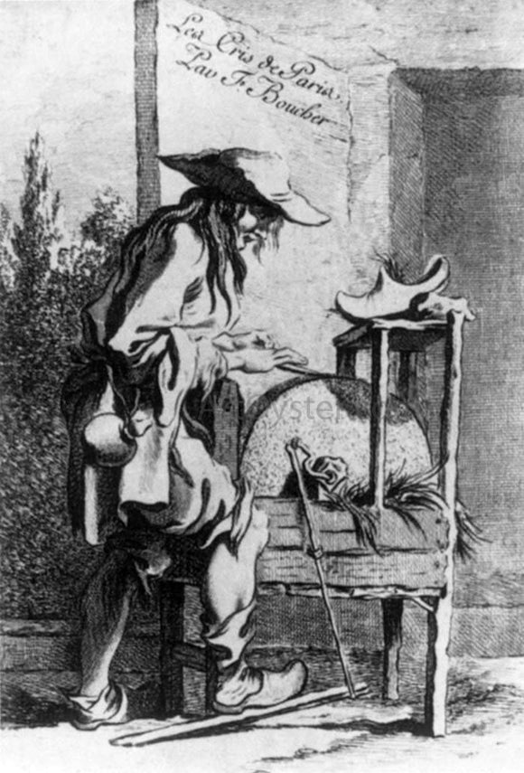  Simon Francois Ravenet The Cries of Paris: Knife Grinder - Art Print