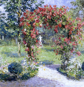  Gari Melchers The Crimson Rambler - Art Print