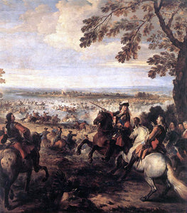  Joseph Parrocel The Crossing of the Rhine by the Army of Louis XIV, 1672 - Art Print