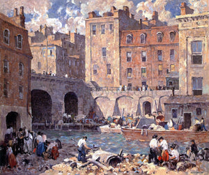  Robert Spencer The Crowding City - Art Print