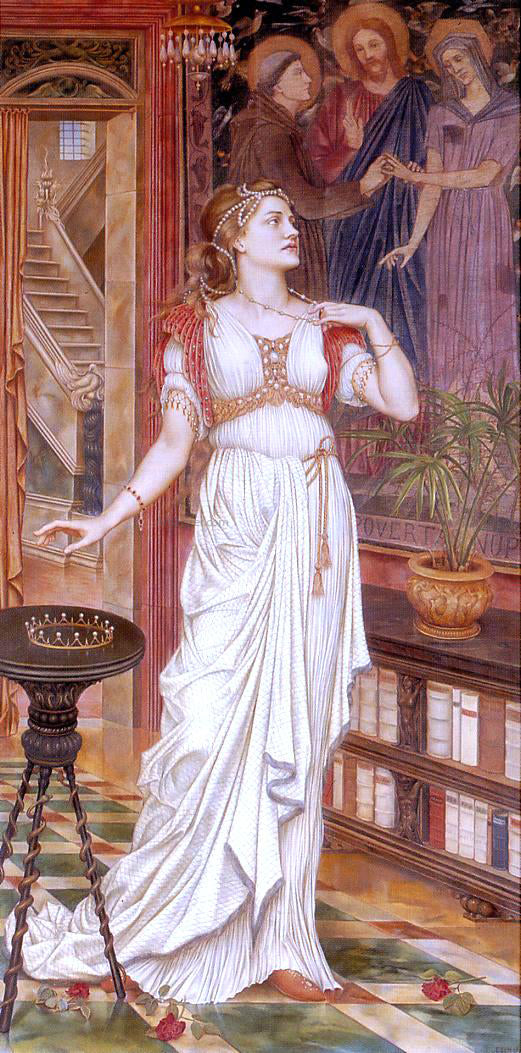  Evelyn De Morgan The Crown of Glory - Art Print