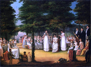  Jacob Marling The Crowning of Flora (also known as The May Queen) - Art Print