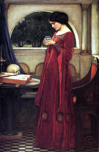  John William Waterhouse The Crystal Ball - Art Print