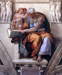  Michelangelo Buonarroti The Cumaean Sibyl - Art Print