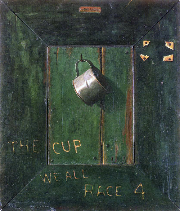  John Frederick Peto The Cup We All Race 4 - Art Print