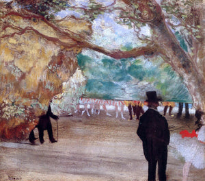  Edgar Degas The Curtain - Art Print