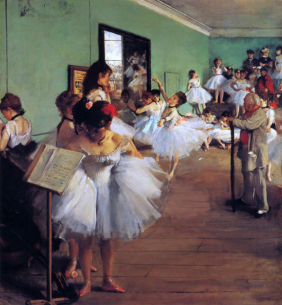  Edgar Degas A Dance Class - Art Print