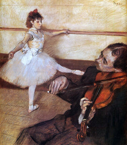  Edgar Degas The Dance Lesson - Art Print