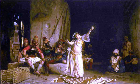  Jean-Leon Gerome The Dance of the Almeh - Art Print