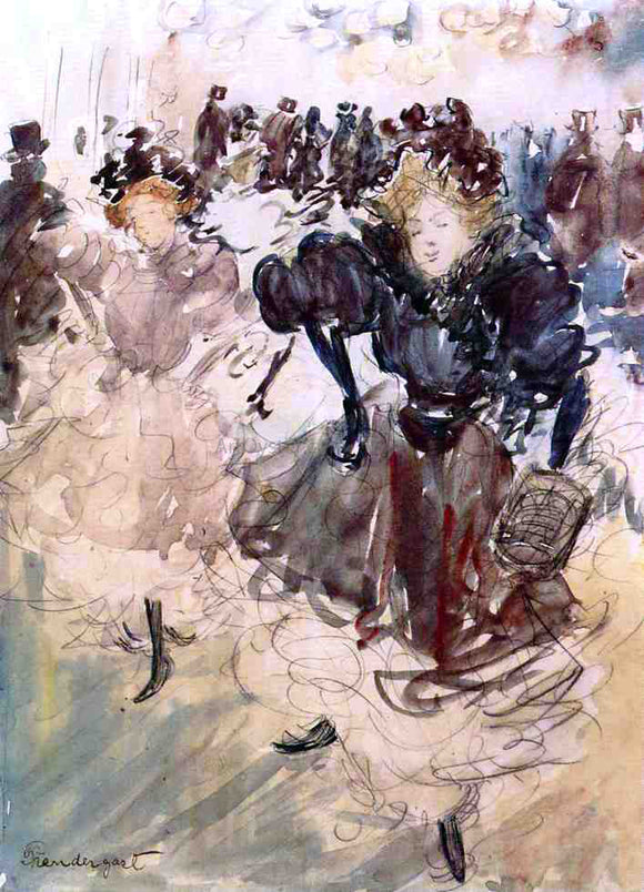  Maurice Prendergast The Dancers - Art Print