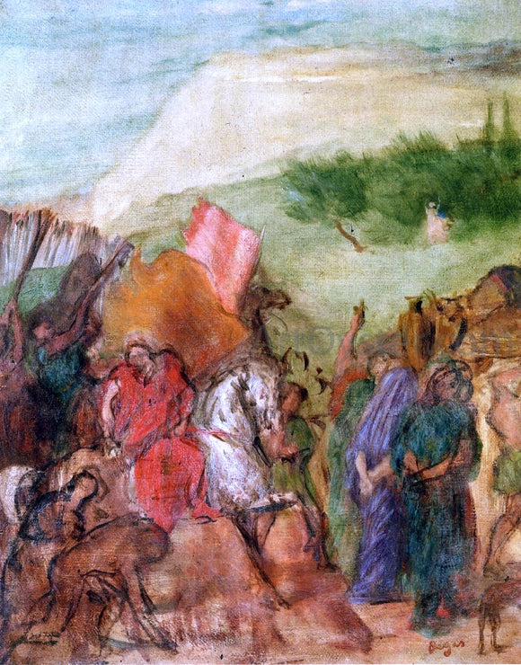  Edgar Degas The Daughter of Jephta (study) - Art Print