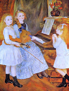  Pierre Auguste Renoir The Daughters of Catulle Mendes - Art Print
