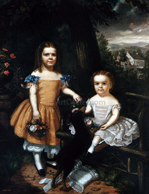  Theodore E Pine The Daughters of Daniel T. MacFarlan - Art Print