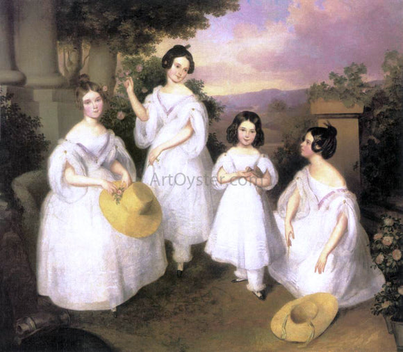  Karoly Brocky The Daughters of Istvan Medgyasszay - Art Print